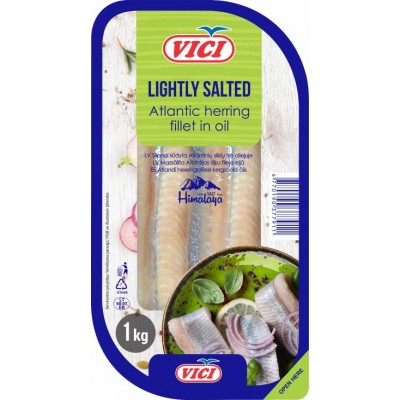 Herring lightly salted VIČI, 1 kg / 790 g